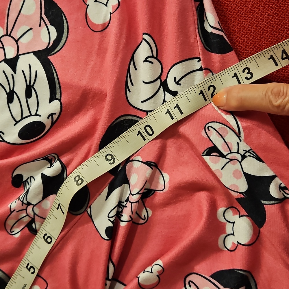 Disney Minnie Mouse jogger style sleepwear bottoms drawstring XL - Picture 6 of 8